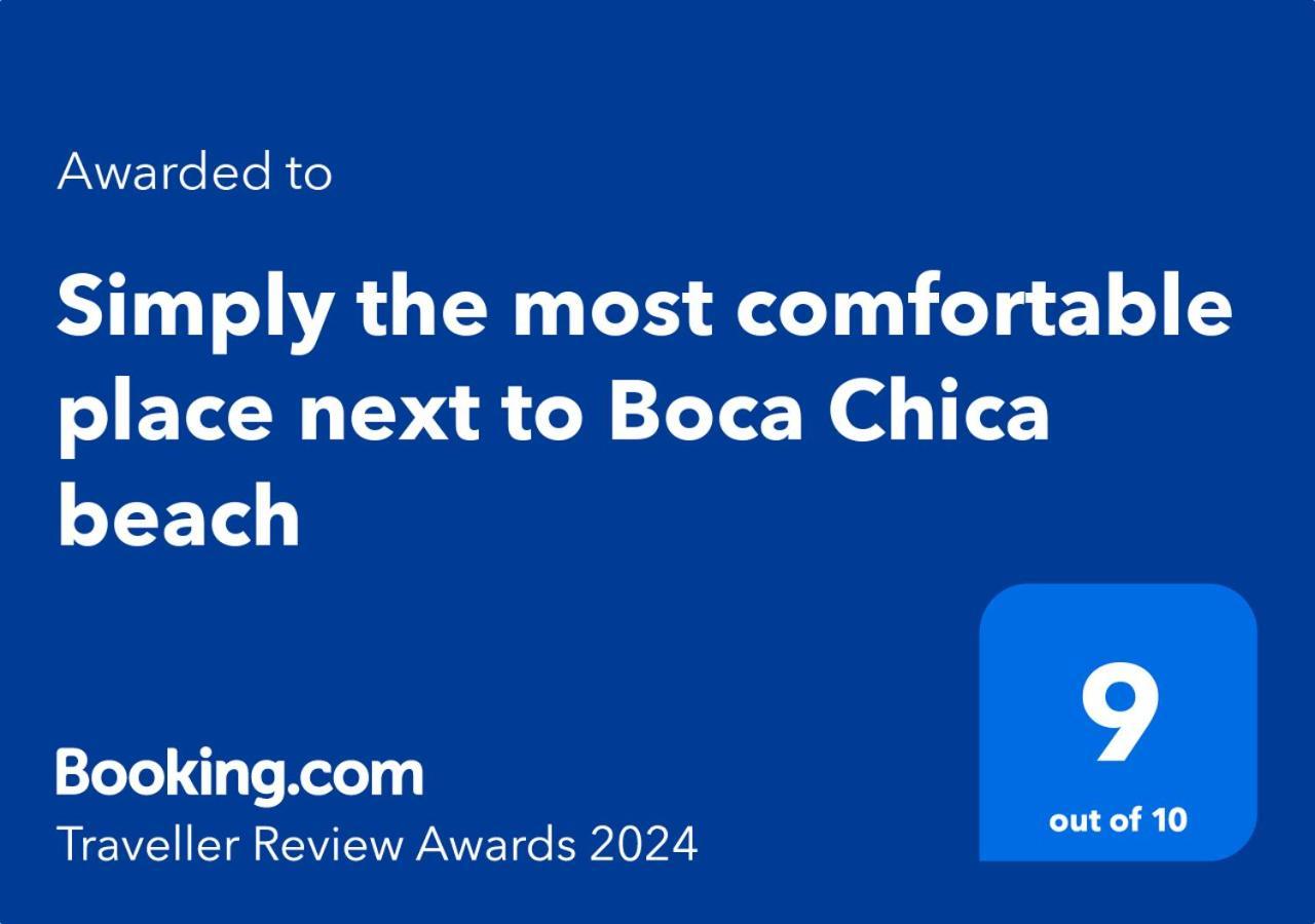 Simply The Most Comfortable Place Next To Boca Chica Beach Exterior foto
